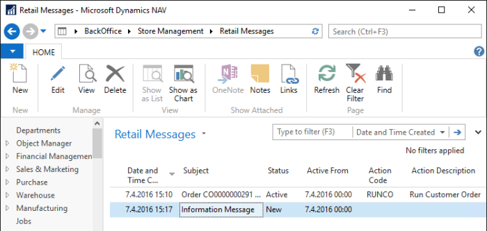 Store Message How to: Create Retail Messages