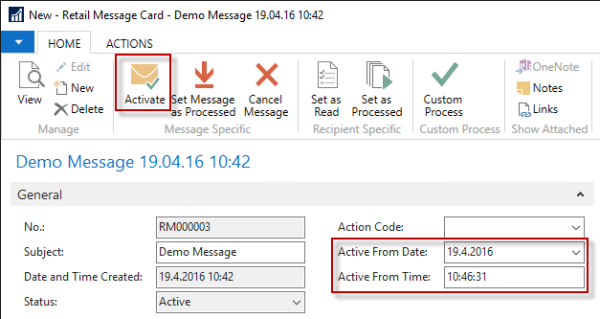 Store Message How to: Create Retail Messages